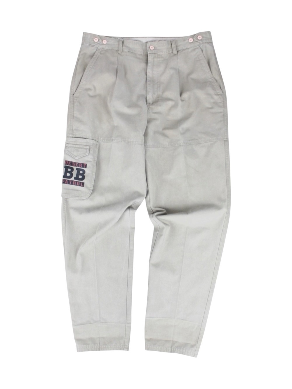 Vintage Bugle Boy Desert Patrol Utility Cargo Pants Tan Men's Size 36L